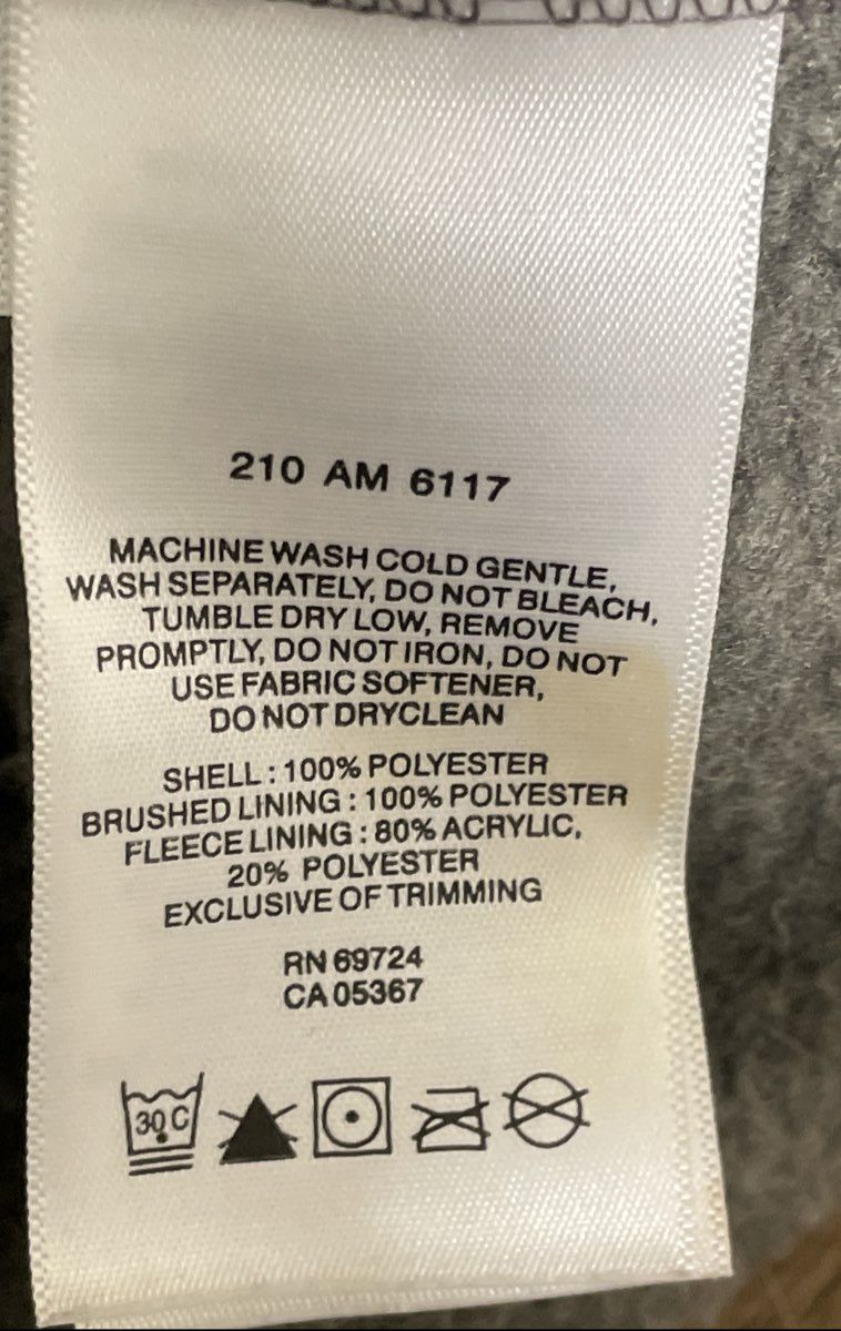 Columbia Men's Gray 1/4 Zip Fleece Pullover Sweater Sherpa Lined Collar Size L