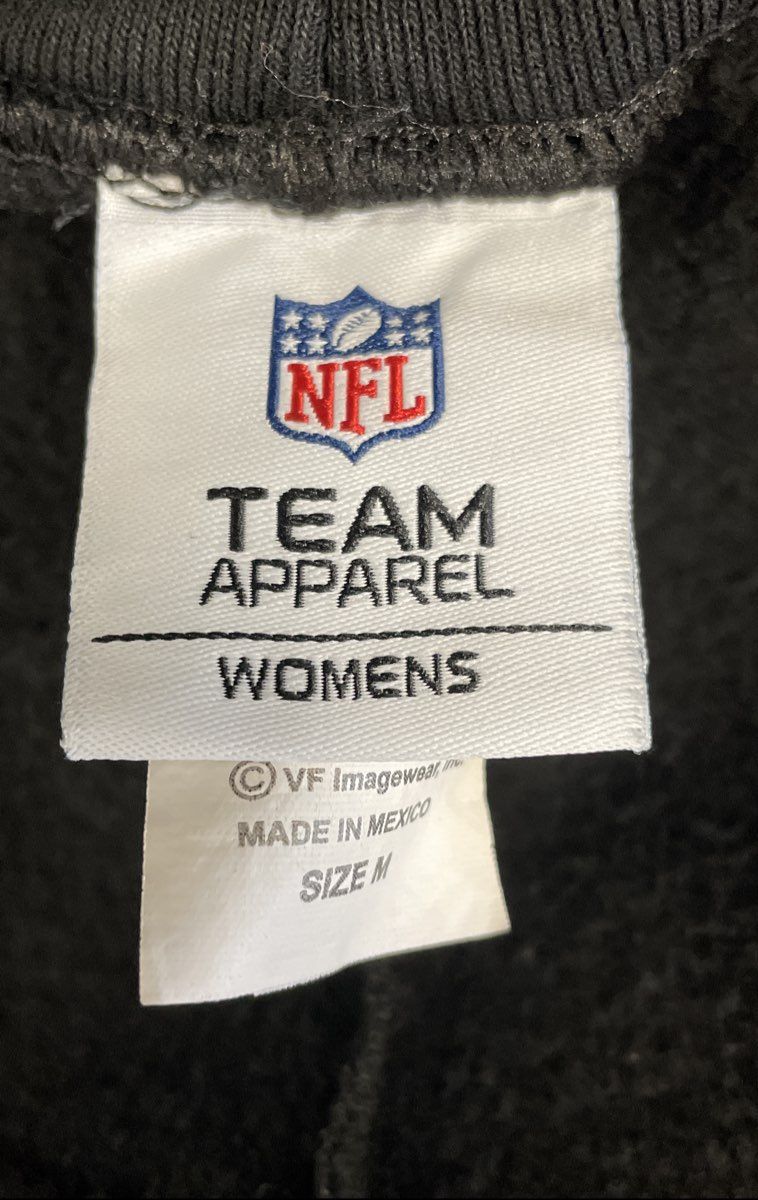 Women's Size M Black NFL Team Apparel Steelers Logo Sweatpants