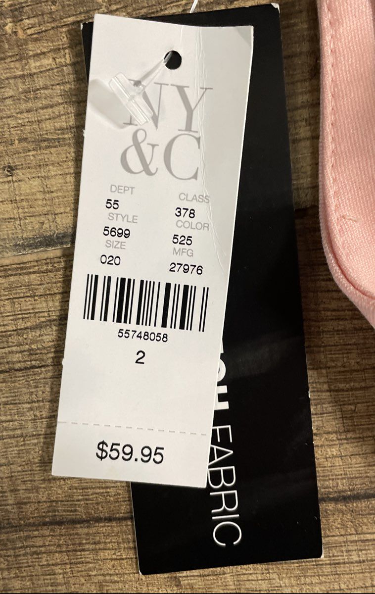 New York & Co 7th Avenue Women's Pink Modern Fit Slim Ankle Pants NWT Sz 2