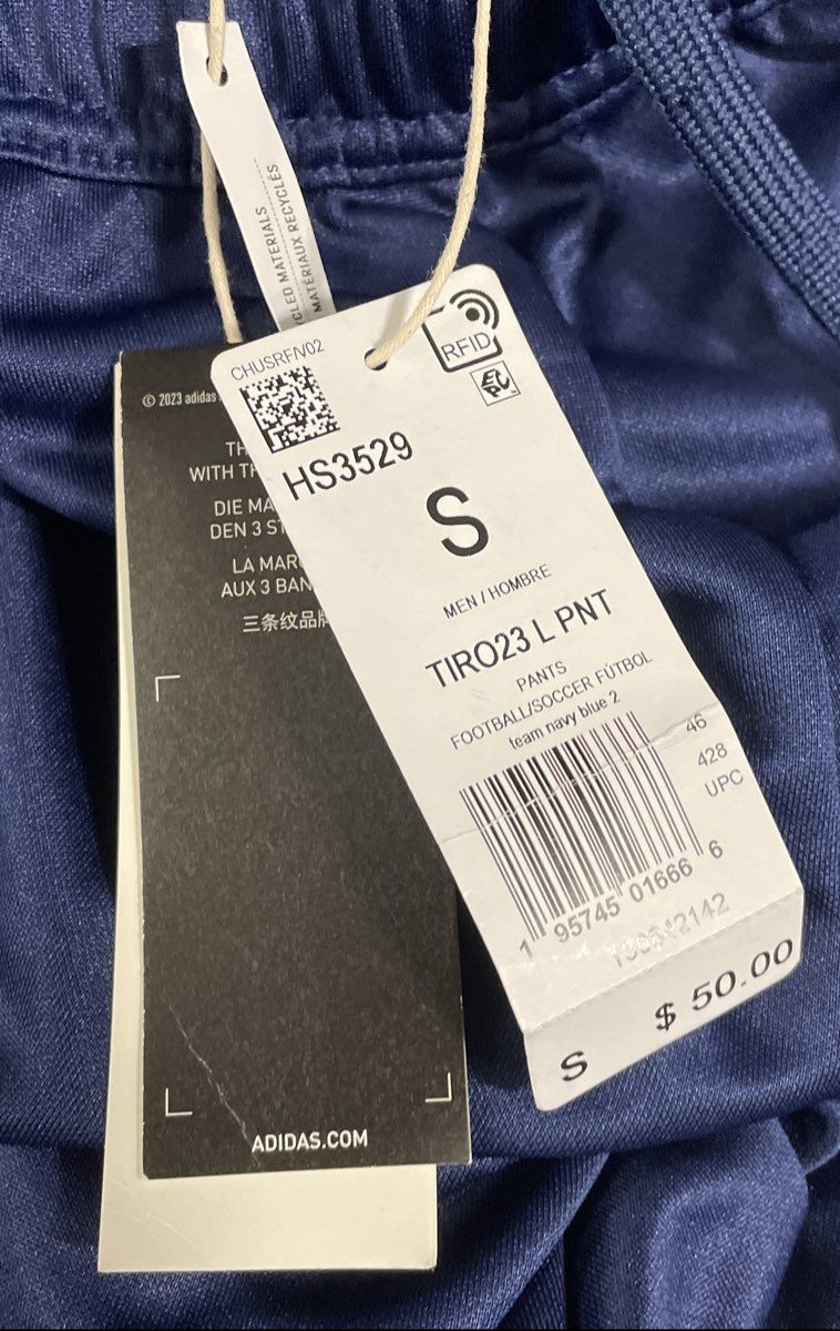 Adidas Men's Tiro 23 League Soccer Pants Team Navy Blue AEROREADY Sz S NWT