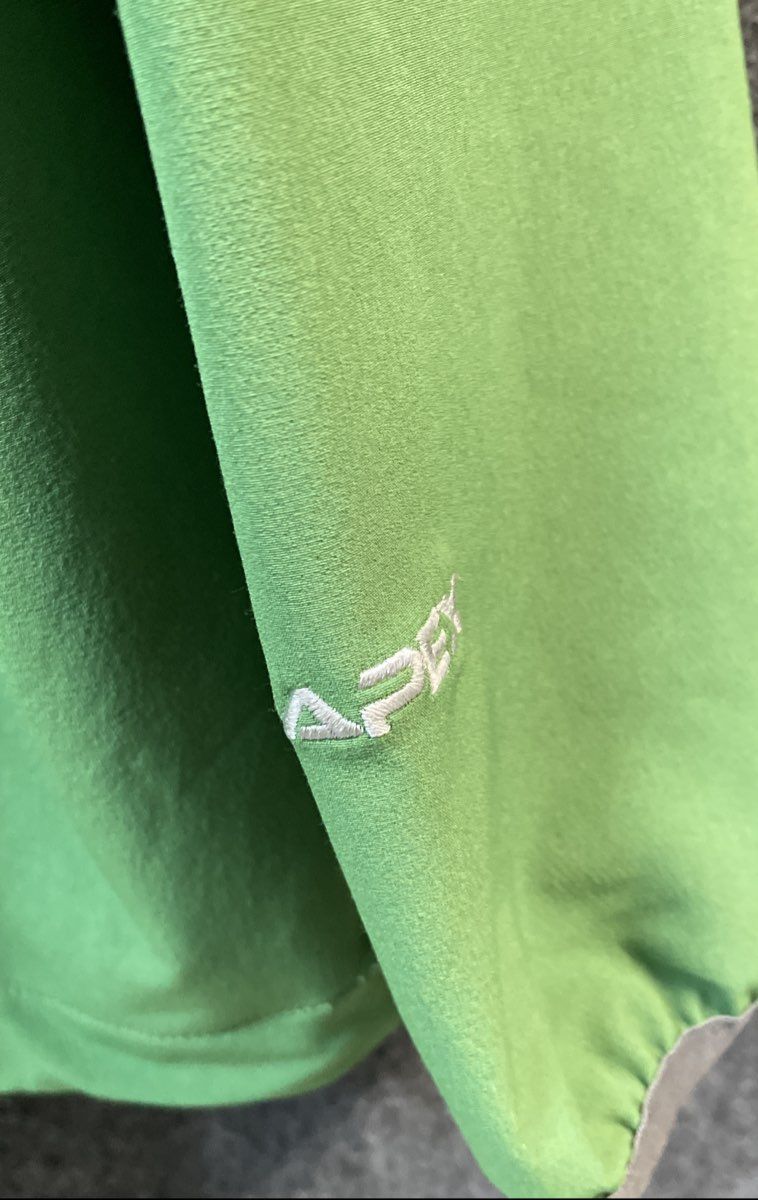 The North Face Men's Green Apex Softshell Quarter Zip Pullover Jacket Sz XXL