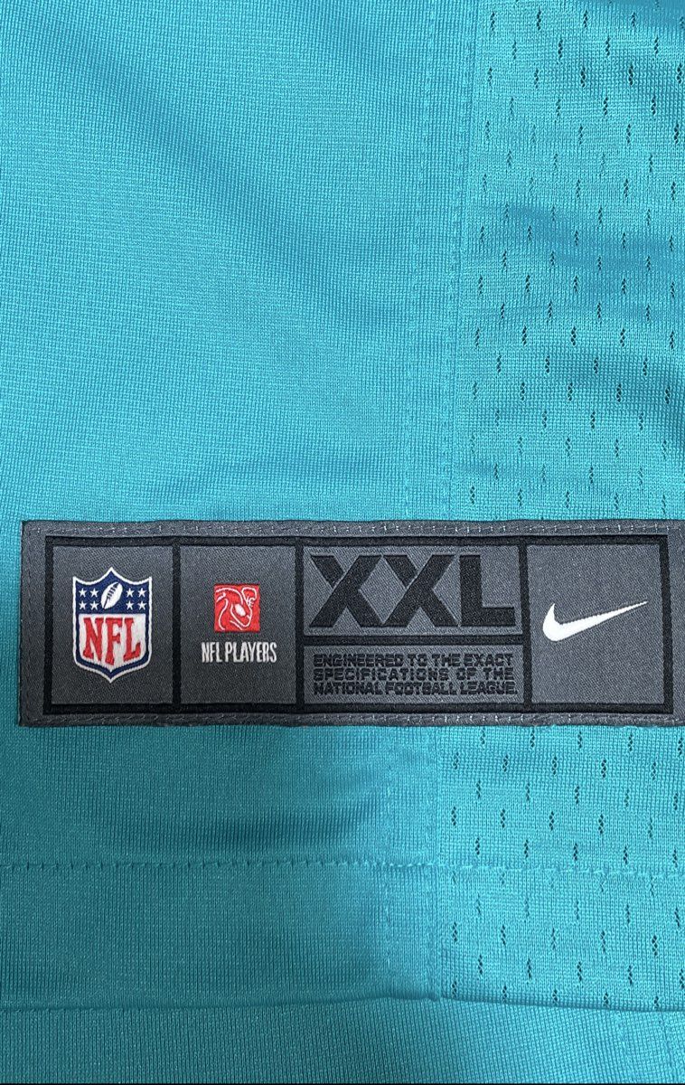 Nike Men's Miami Dolphins Tua Tagovailoa #1 Aqua NFL Football Jersey Sz XXL