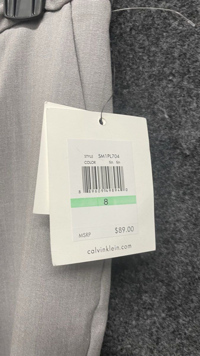 Calvin Klein Women's Gray Classic Fit Suiting Dress Slacks Pants Sz 8 NWT