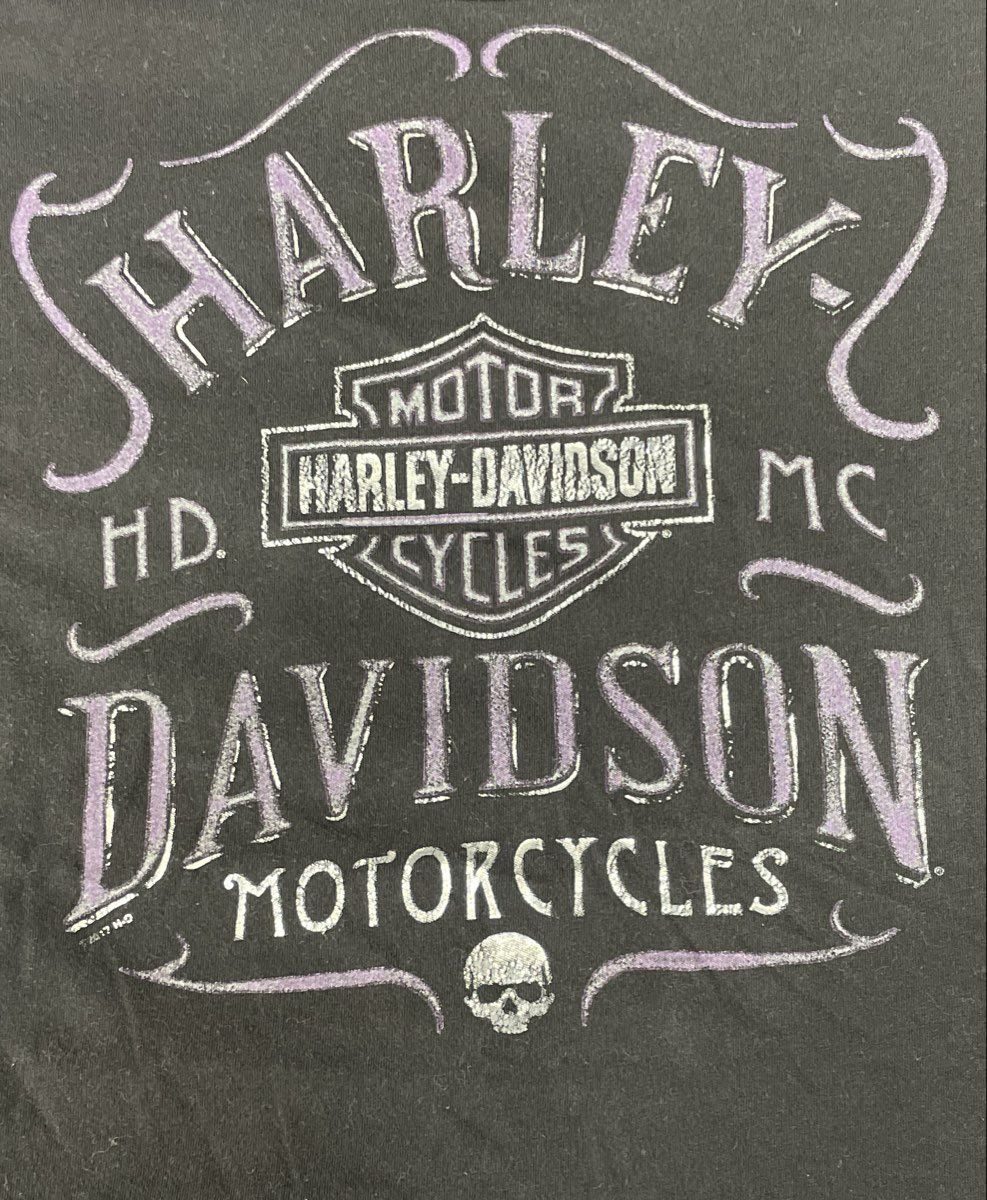 Harley-Davidson Barnett El Paso TX Dealer Scoop Neck Graphic T-Shirt Sz 1X