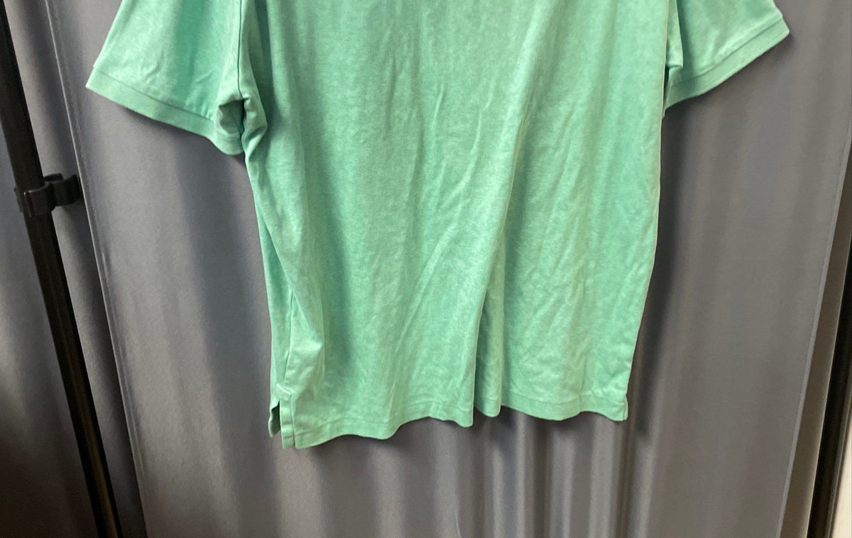 Polo Ralph Lauren Men's Green Classic Fit Heathered Cotton Polo Shirt Sz XL