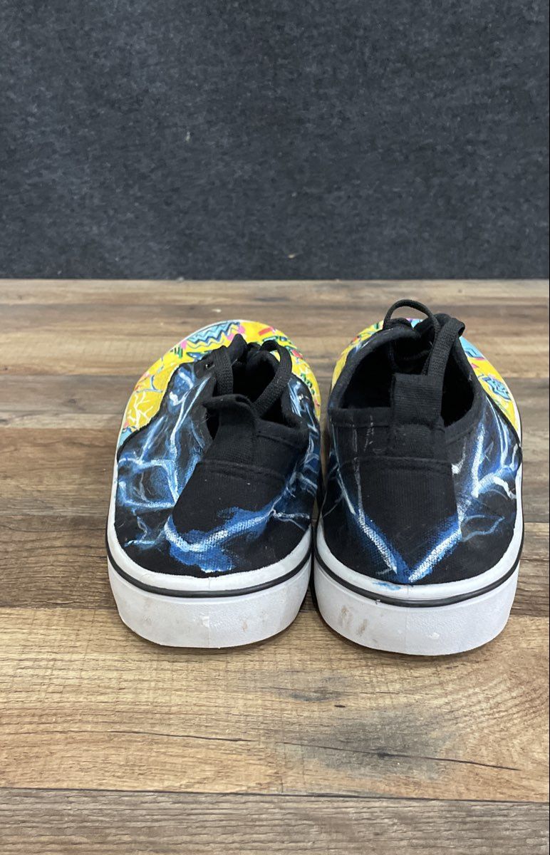 My Hero Academia Graphic Canvas Low Top Sneakers Yellow Black Size 12