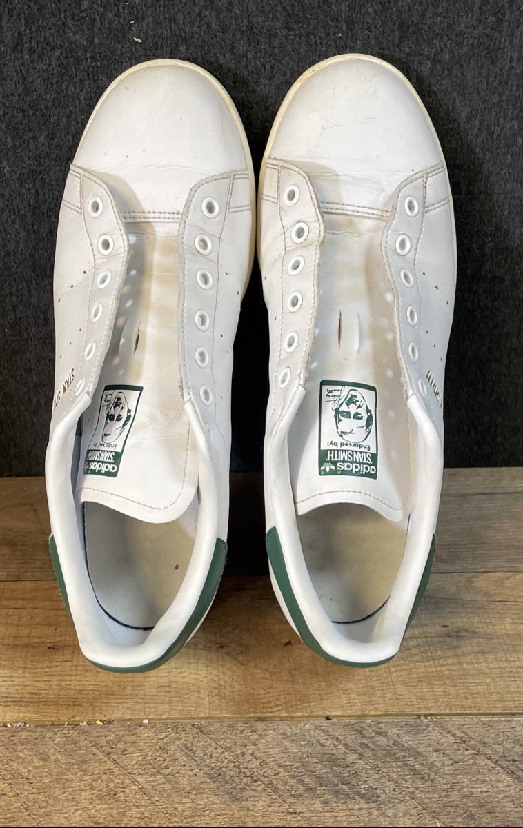 Adidas Stan Smith White Green Men's Lifestyle Sneakers Size 12