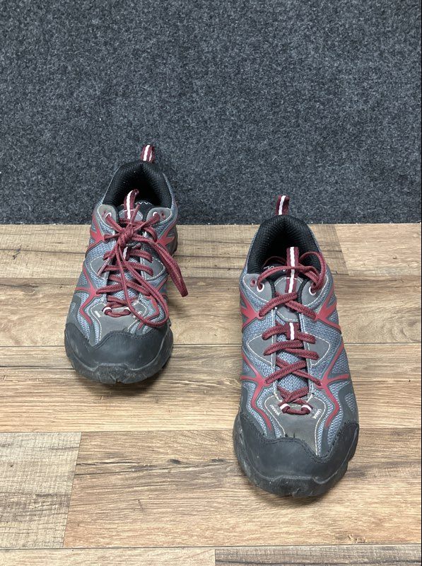 Merrell Turbulence Grey Burgundy Women's Trail Hiking Shoes Size 7