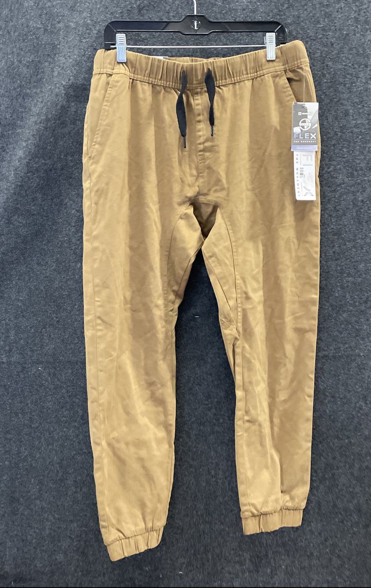 Southpole Men's Khaki Flex Jogger Pants Stretch Cotton Blend Sz L NWT