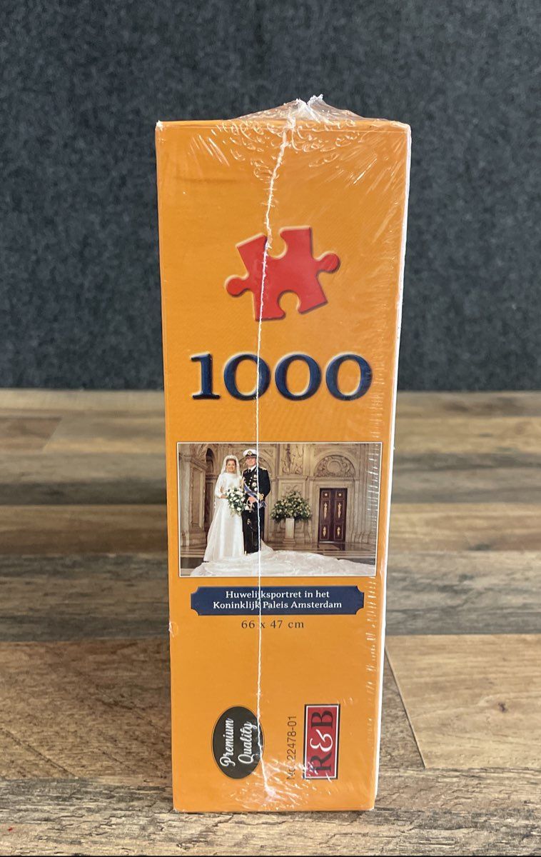2002 R&B Dutch Royal Marriage Puzzle 1000 Piece King Willem-Alexander New Sealed