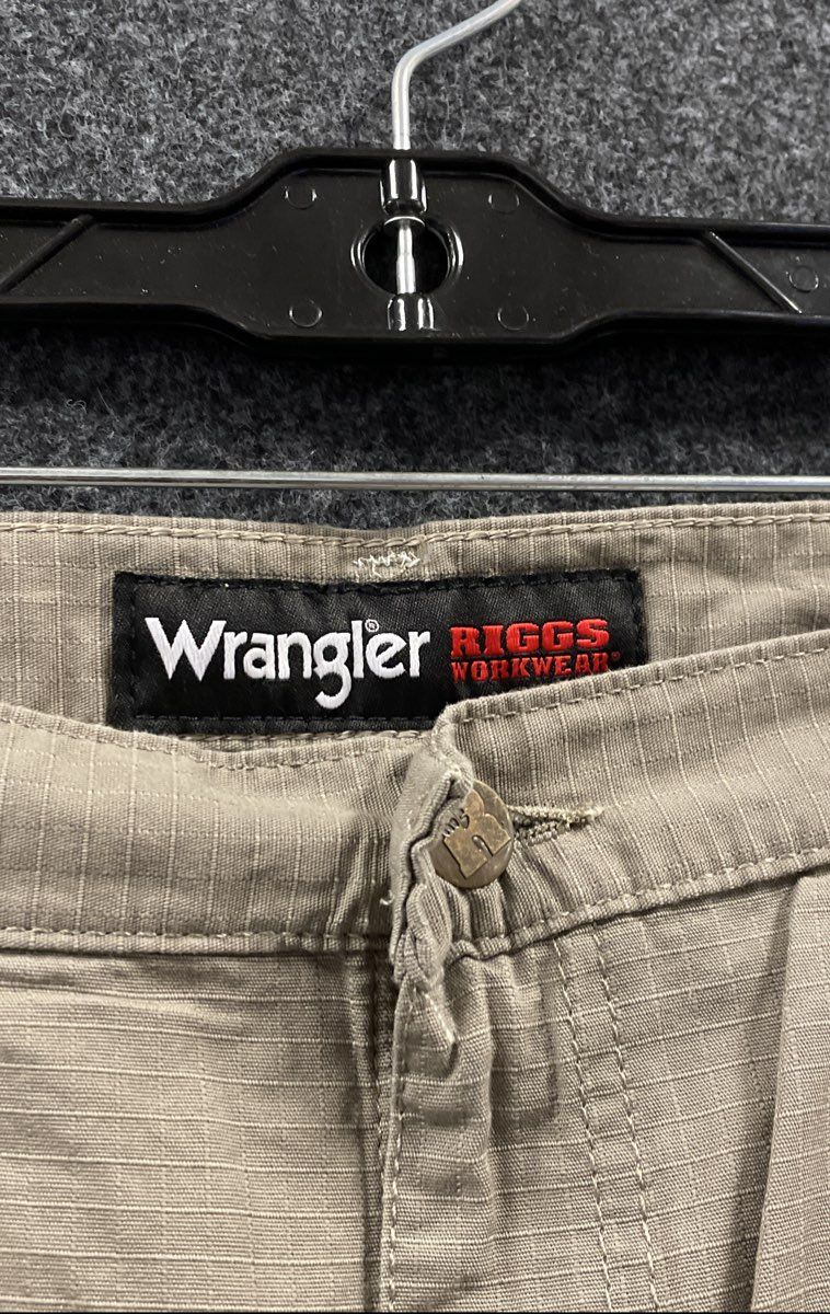 Wrangler Riggs Workwear Men's Tan Ripstop Technician Relaxed Fit Pants NWT 38x32