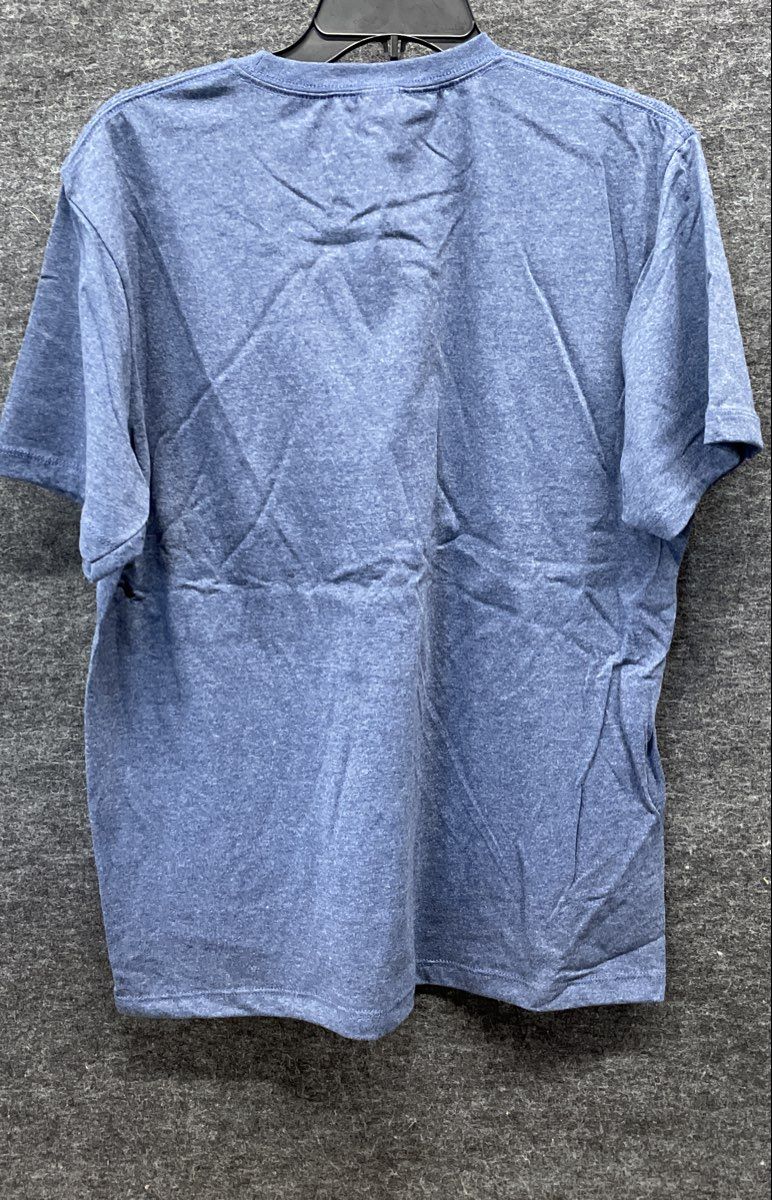 Pacific Men's Heather Blue Short Sleeve Crew Neck T-shirt Lot of 8 New Sz L