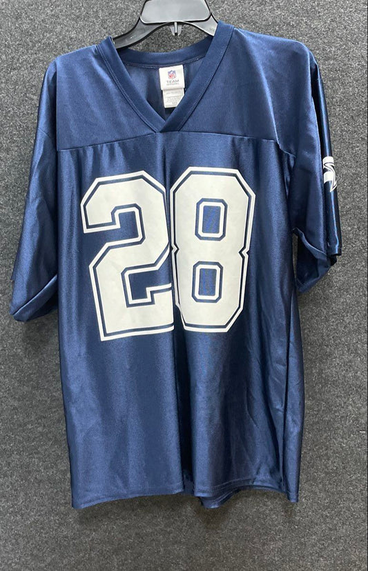NFL Team Apparel Dallas Cowboys Felix Jones #28 Football Jersey Navy Sz M