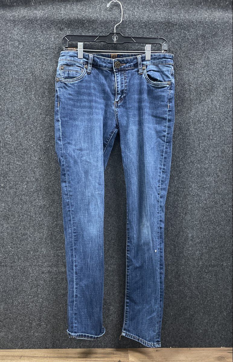 Kut from the Kloth Women's Slim Straight Blue Stretch Denim Jeans Size 4