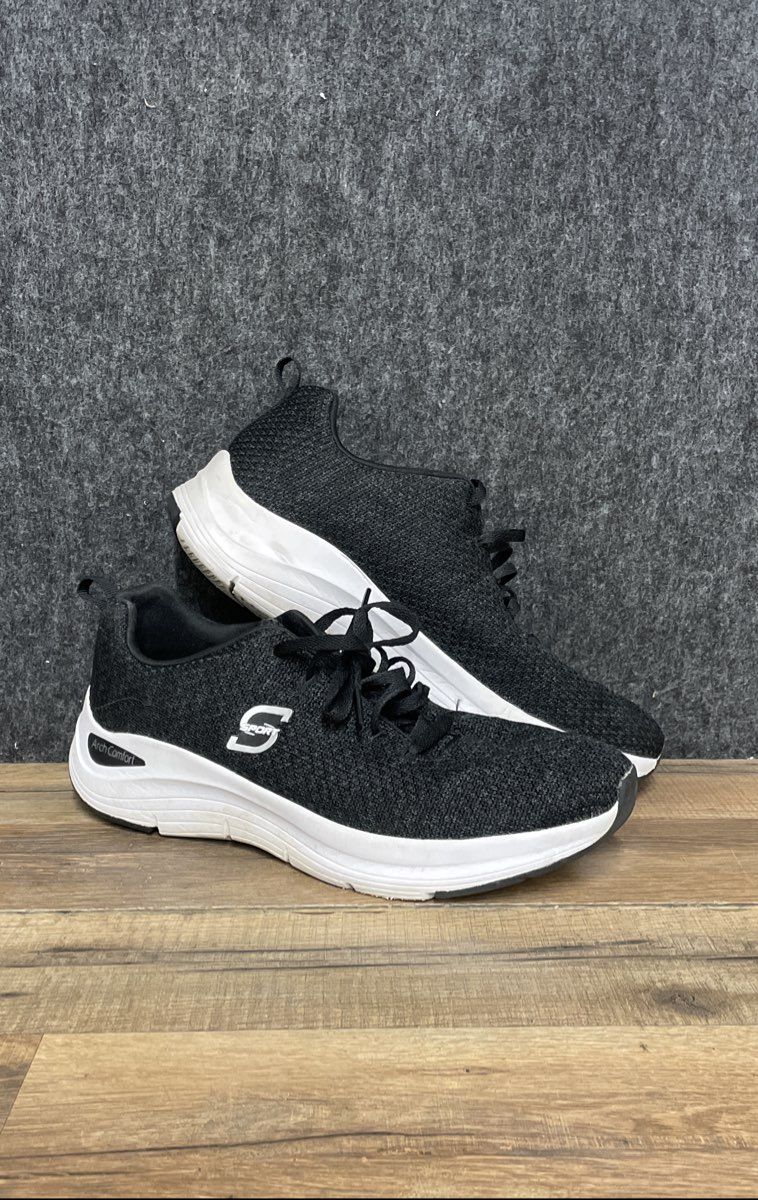 S Sport by Skechers Kamryn Black Arch Comfort Sneakers Women's Size 11