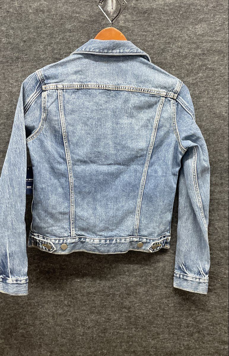 Lucky Brand Women's Blue Denim Trucker Jacket Light Wash NWT Sz XS