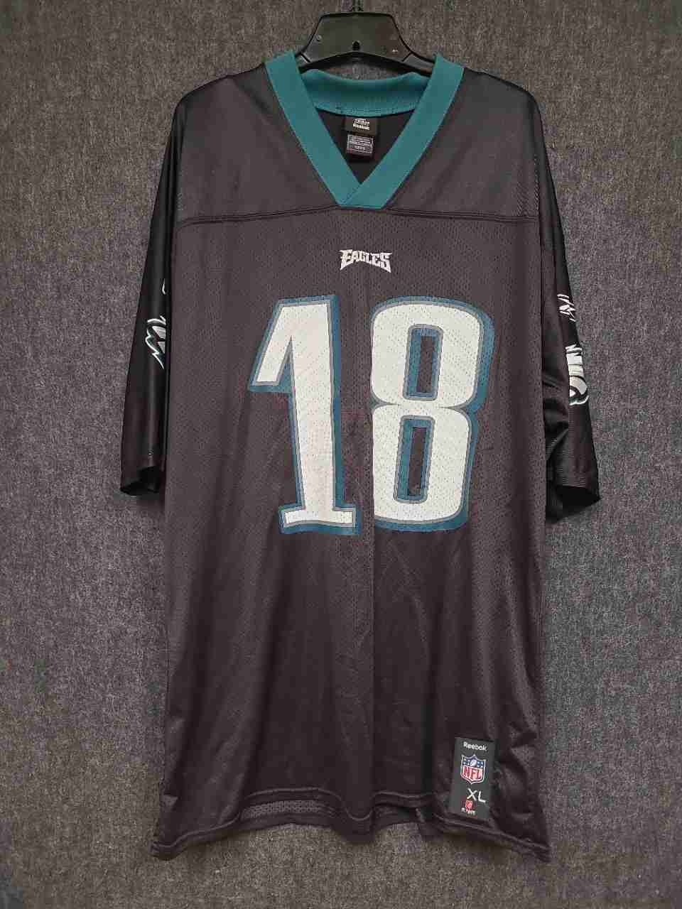 Reebok Men's Philadelphia Eagles Jeremy Maclin #18 Black Jersey Sz XL