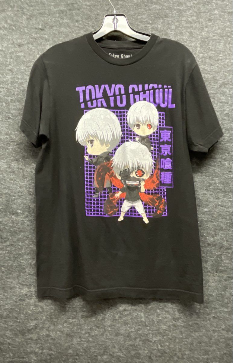 Funimation Tokyo Ghoul Men's Black Anime Graphic T-Shirts Ken Kaneki Lot 2 Sz L