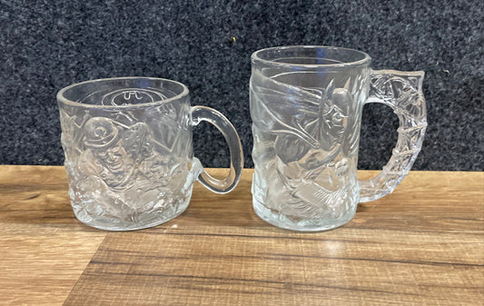 Batman Mcdonald's Collectible Glass Cups
