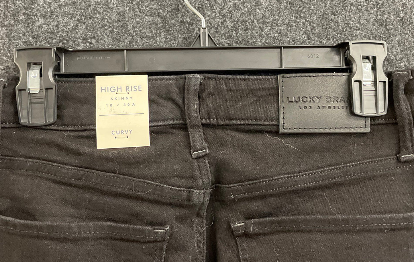 Lucky Brand Women's Black High Rise Skinny Curvy Jeans Size 10/30A NWT