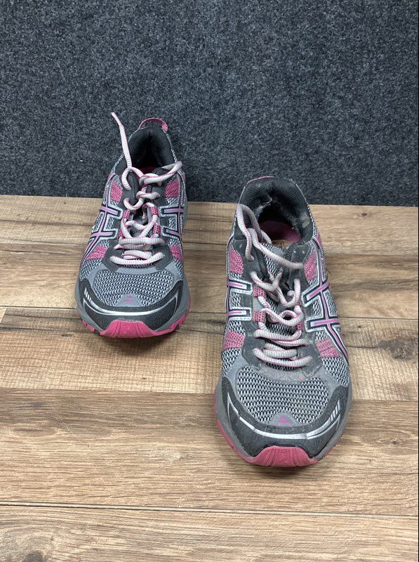 Asics Gel Venture 4 Grey Pink Purple Running Training Shoes Women's Size 8