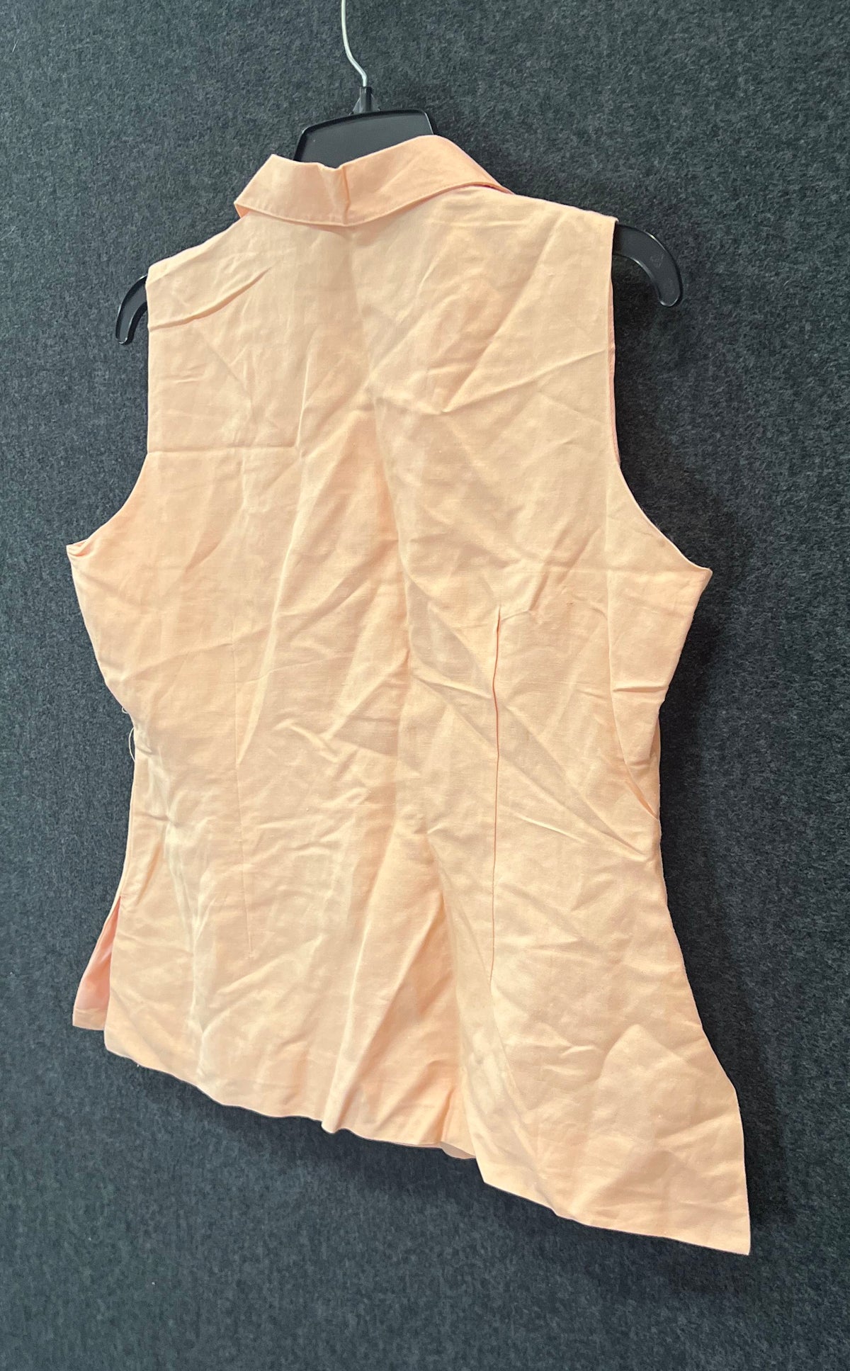 Jennifer Eden Women's Pink Sleeveless Embroidered Blouse Vintage 90s Sz 14