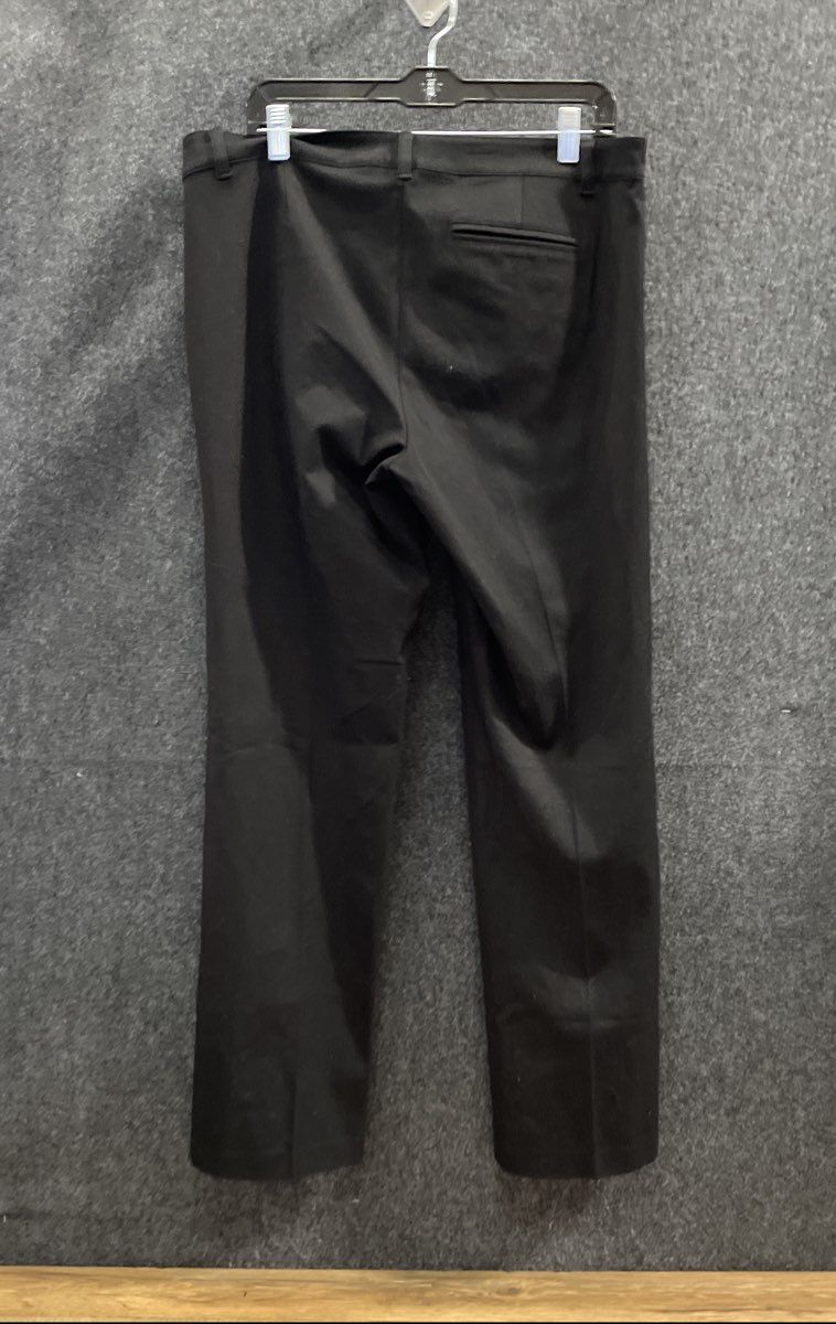 Lauren Ralph Lauren Women's Black Adelle Cotton Straight Leg Pants Sz 12