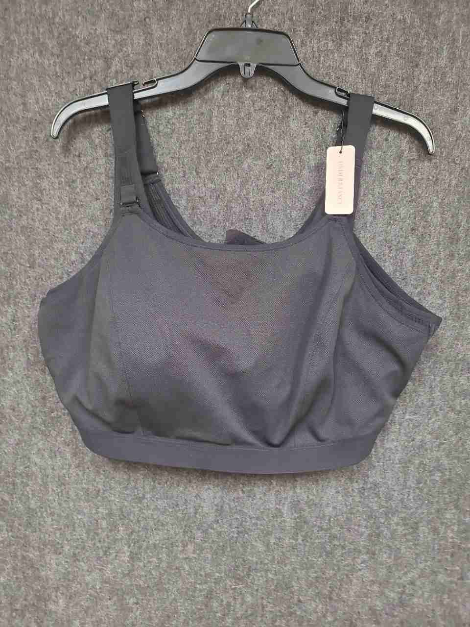 Understance Women's Pulse Wireless Unpadded Sports Bra Black Sz 44H/I NWT
