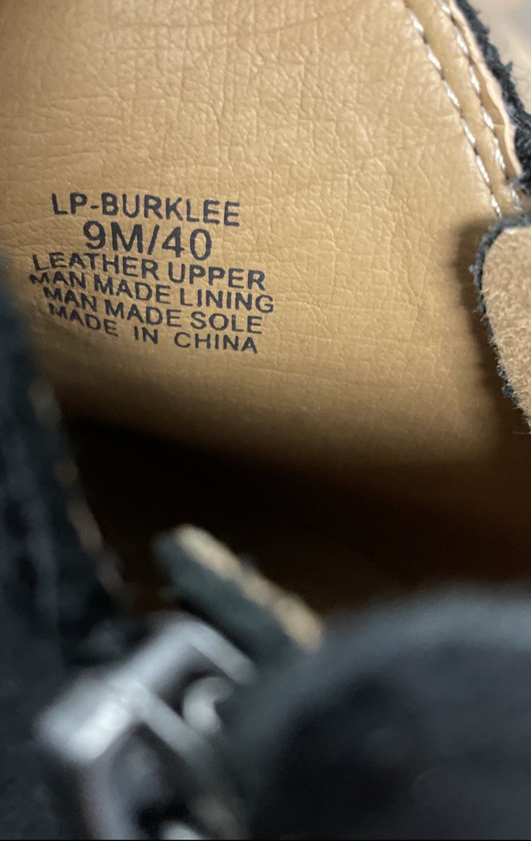 Lucky Brand Burklee Black Leather Ankle Boots Women's Size 9M