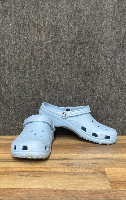 Crocs Classic Clog Light Blue Slip On Sandals Men's Size 11
