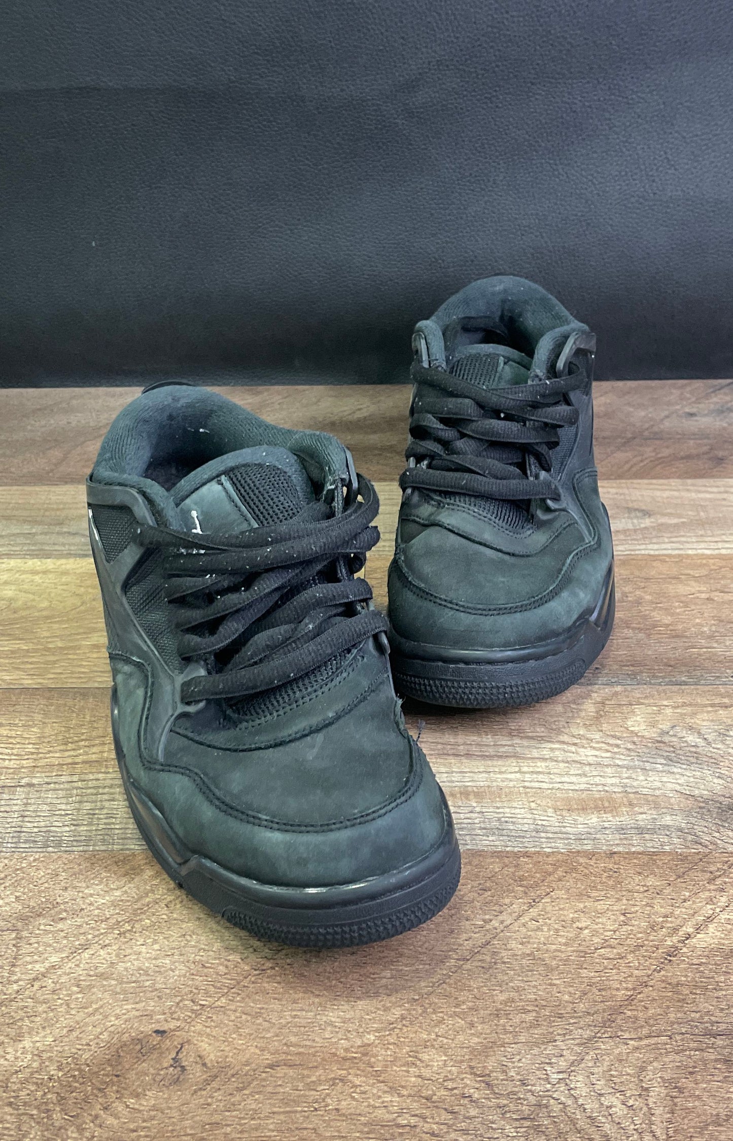 Nike Air Jordan 4 Retro Black Cat Triple Black Men's Sneakers Size 8