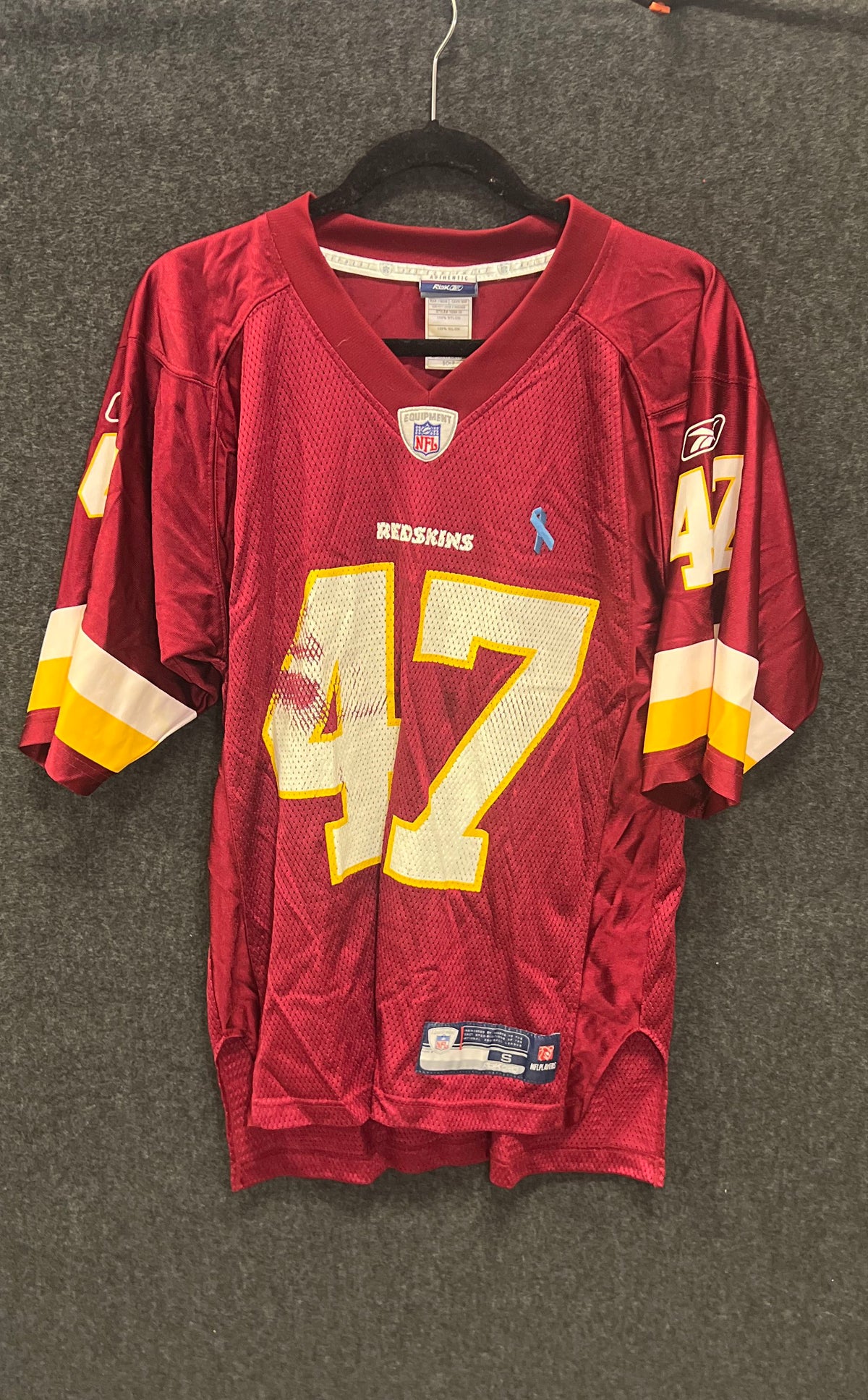 Reebok Men's Washington Redskins Chris Cooley #47 NFL Football Jersey Sz S