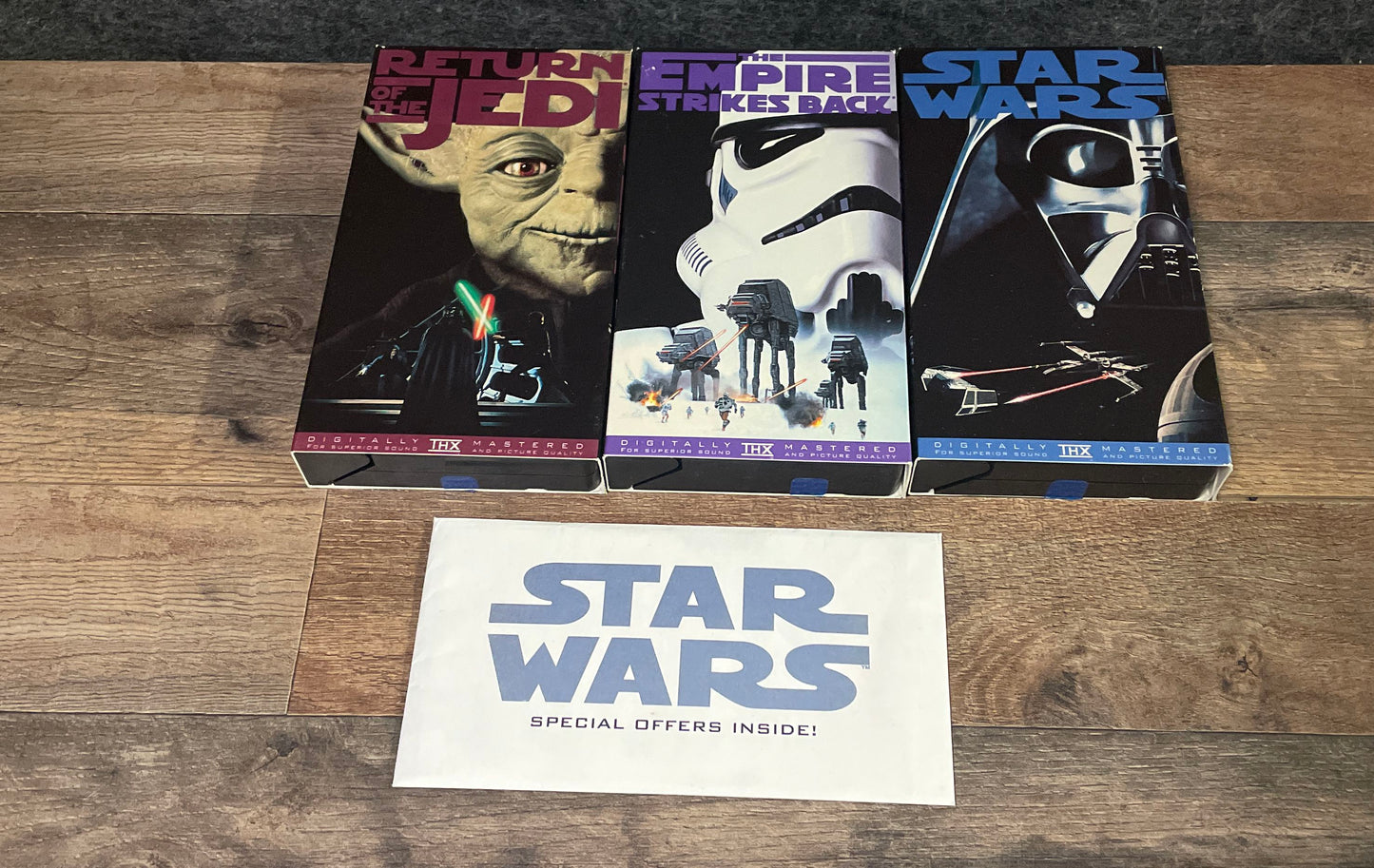 Star Wars Original Trilogy VHS Box Set 1995 THX Digitally Mastered Complete