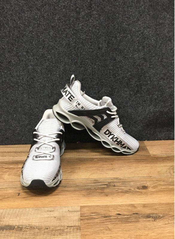 DYKHMATE DM028007 White Black Athletic Running Sneakers Size US W 8.5 / M 6.5