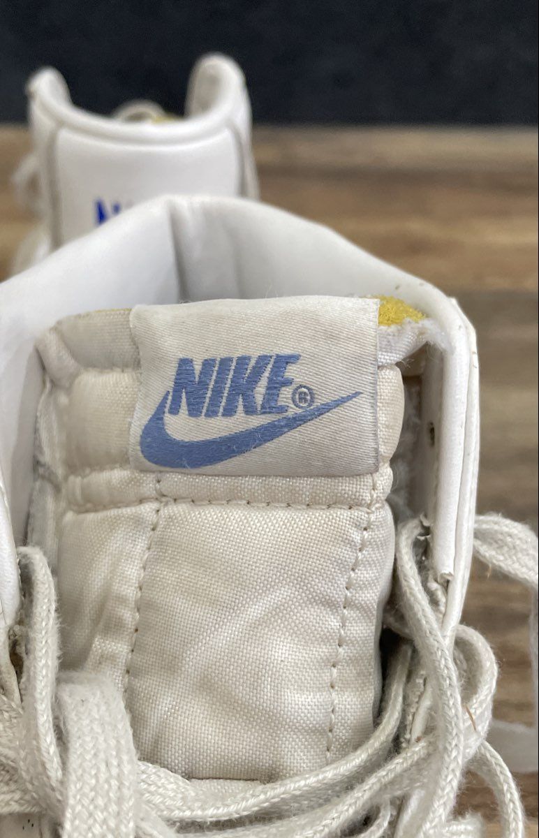 Nike Blazer Mid '77 Vintage White Blue High Top Sneakers Women's Size 7.5