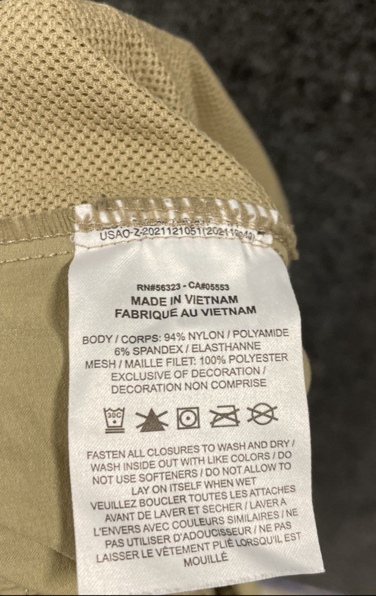 Nike Men's Khaki Tan Tapered Nylon Utility Track Pants Mesh Lined Sz XXL