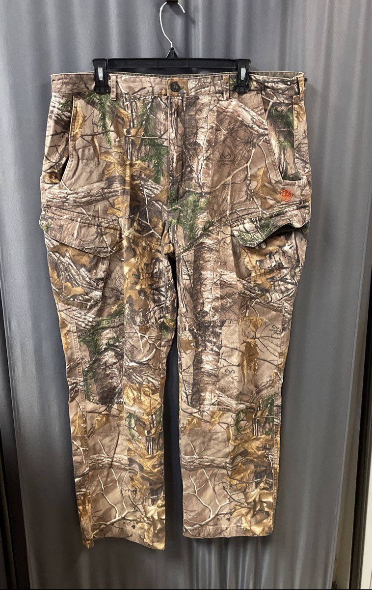 Game Winner Men's Realtree Xtra Camo Cargo Hunting Pants Size 40x30