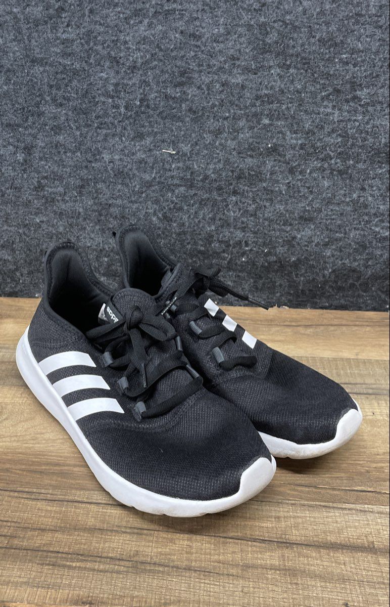Adidas Cloudfoam Pure 2.0 Core Black White Running Shoes Women's Size 10