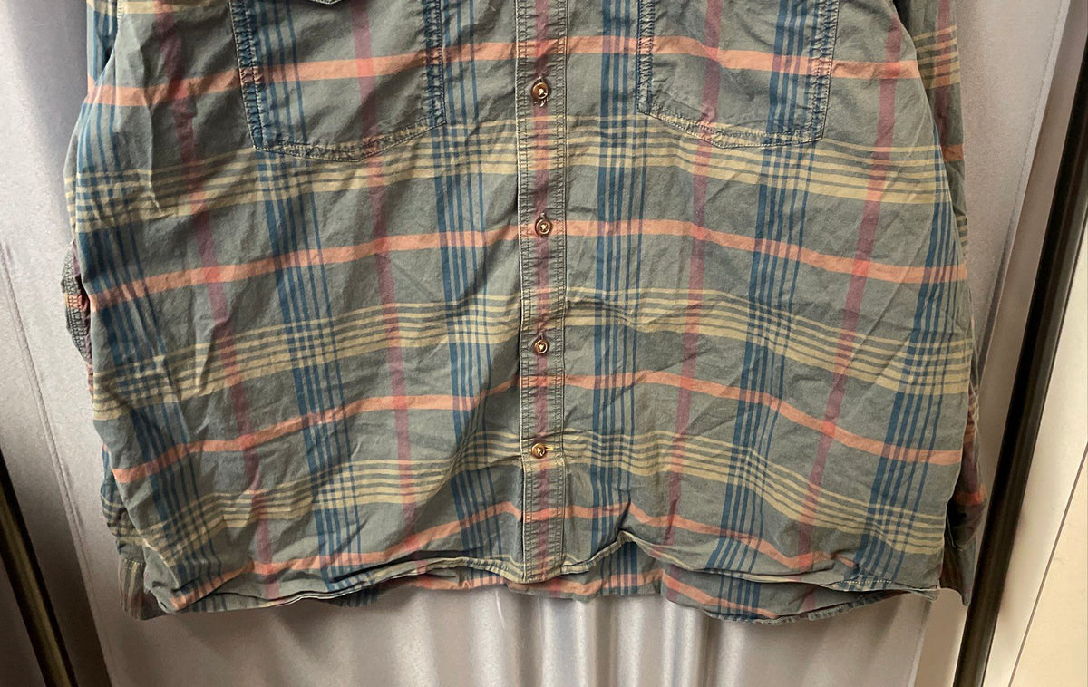 Carhartt Men's Green Plaid Rugged Flex Relaxed Fit Long Sleeve Shirt Sz 3XL