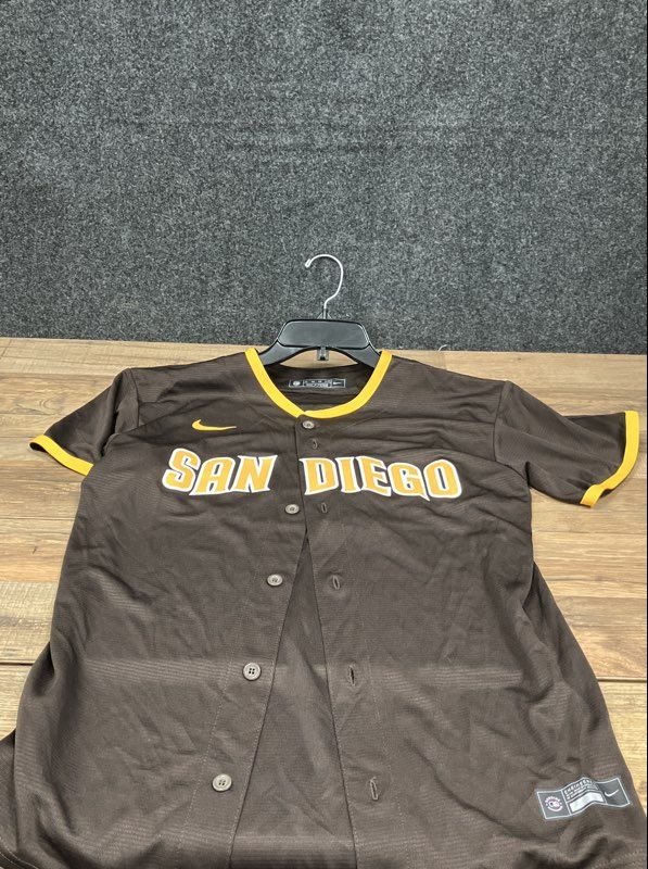 Nike Youth San Diego Padres Manny Machado #13 Replica Baseball Jersey Brown XL