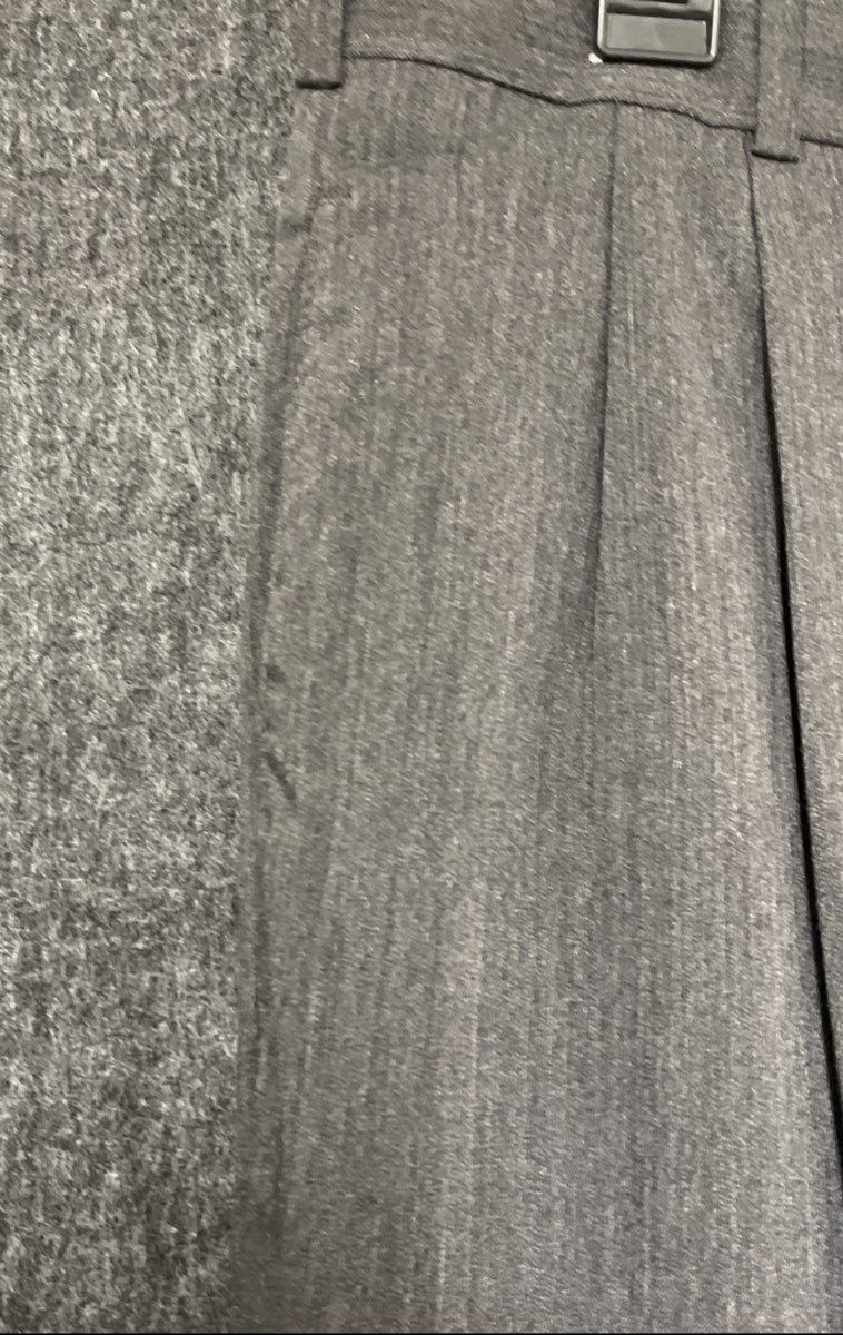 Vintage Y2K Slates Men's Gray Pleated Pants Classic Fit Wool Blend Sz 34x32