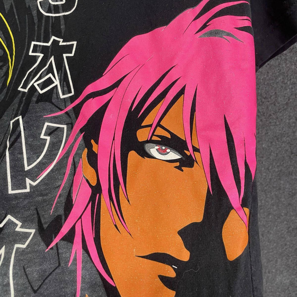Modern Culture Men's Black Savage Anime Graphic T-Shirt Streetwear Size M