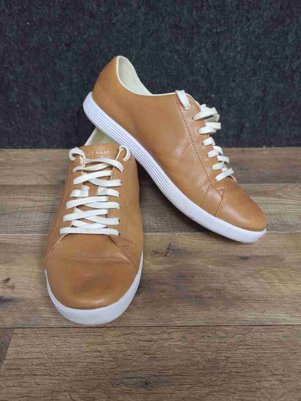 Cole Haan Grand Crosscourt British Tan Leather Women's Sneakers Size 11 B
