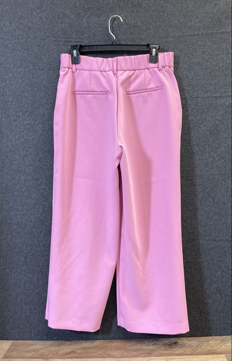 Joie Women's Pink Wide Leg High Rise Recycled Polyester Pants Size 8
