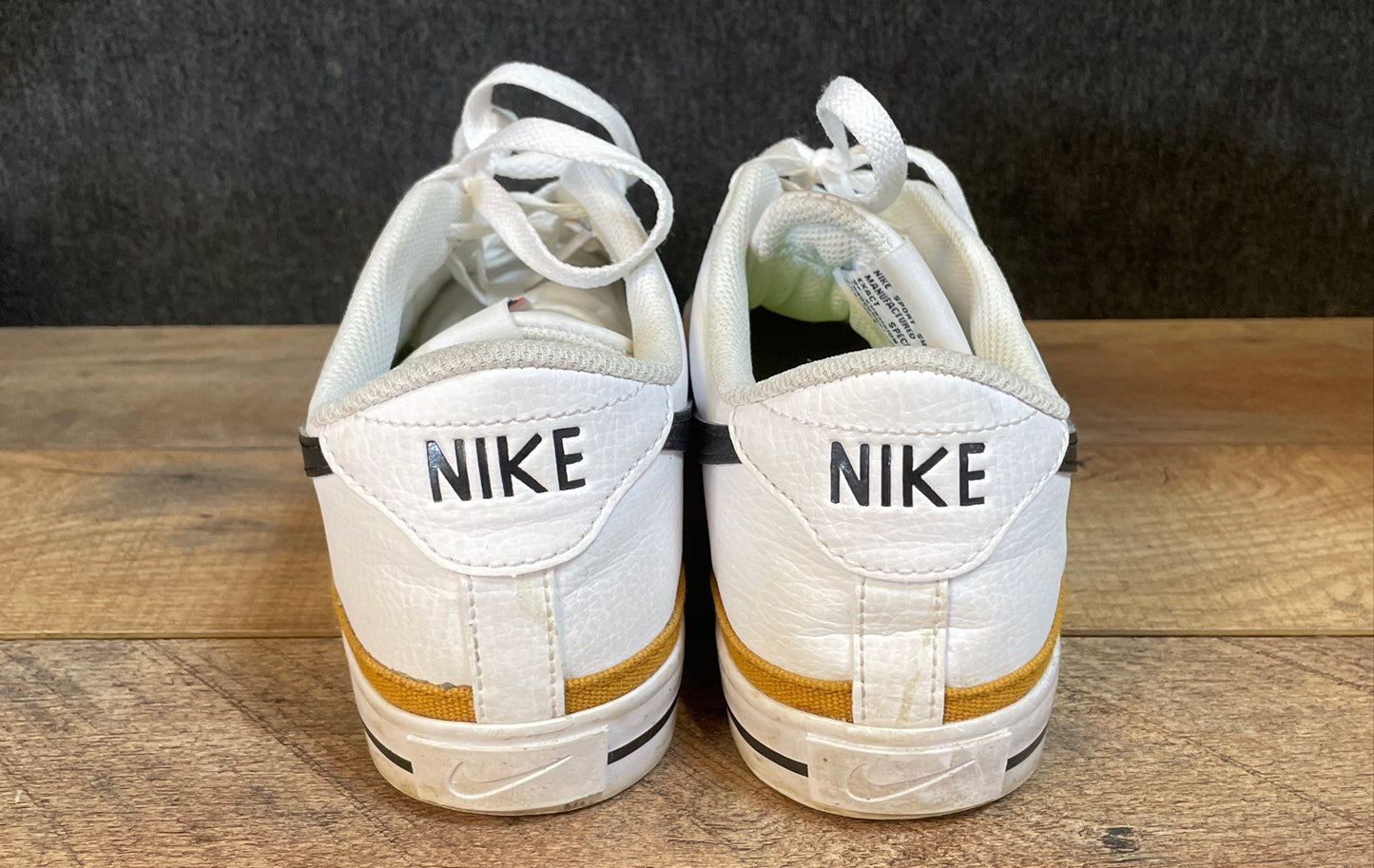 Nike Court Legacy Next Nature White Black Brown Women's Sneakers Size 10