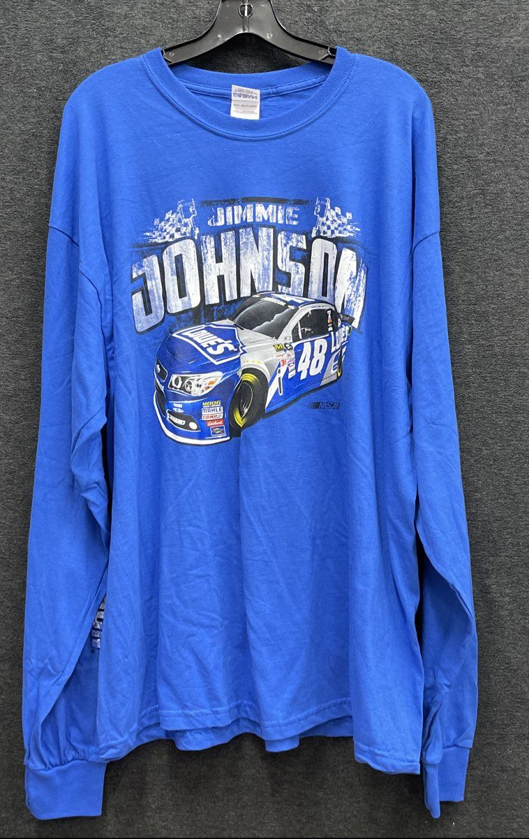 NASCAR Jimmie Johnson #48 Lowe's Hendrick Motorsports Long Sleeve Shirt 2XL NWT