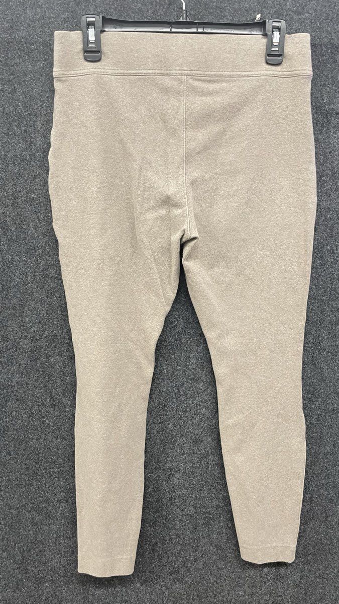 Duluth Trading Co. Women's Taupe Noga Cotton Stretch Pull-On Leggings Sz M