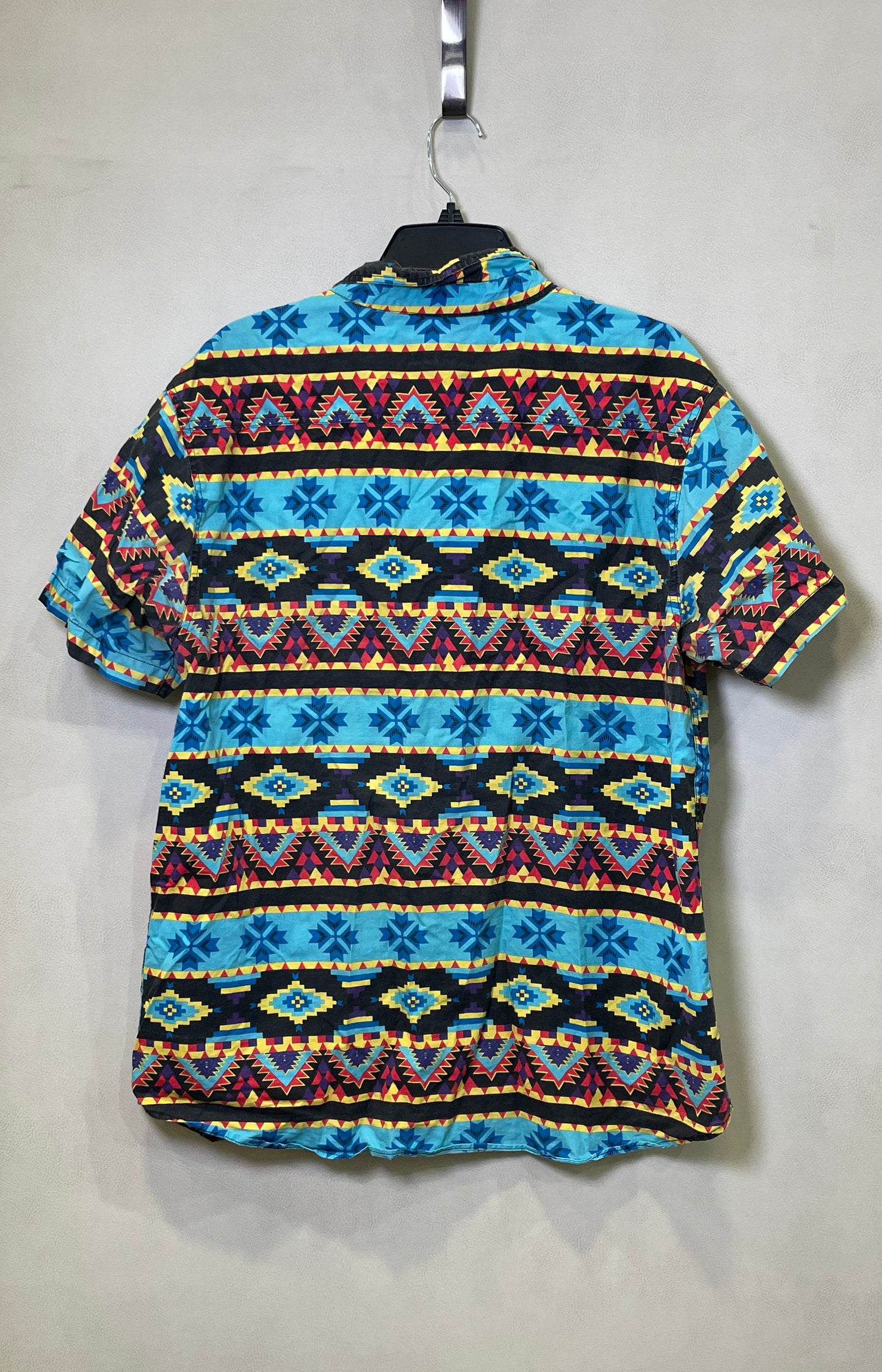 Eighty Eight Platinum Men's XL Aztec Southwestern Geometric Button Down Shirt