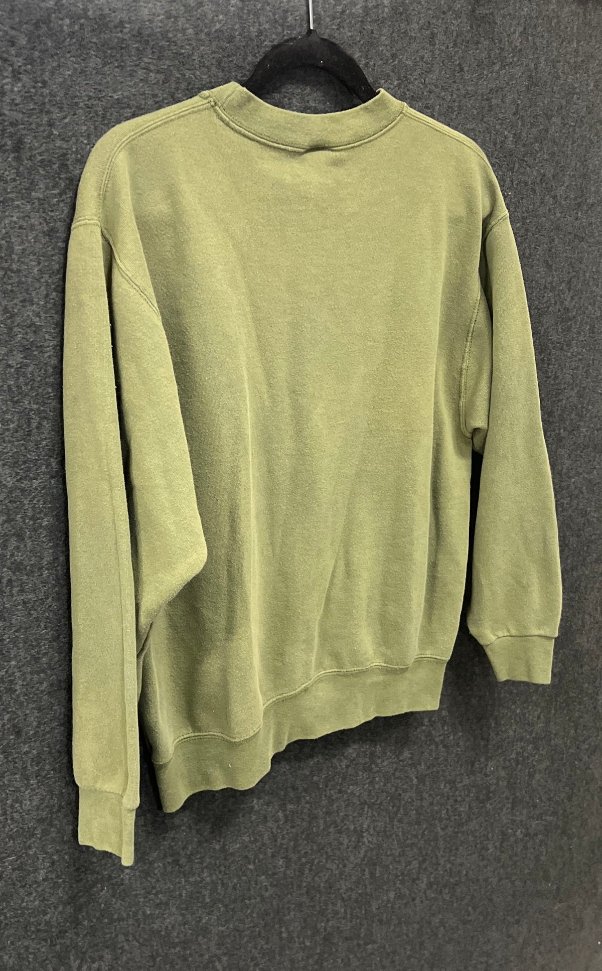 USMC PT Sweatshirt Olive Drab Green US Marine Corps Crewneck Made in USA Sz M