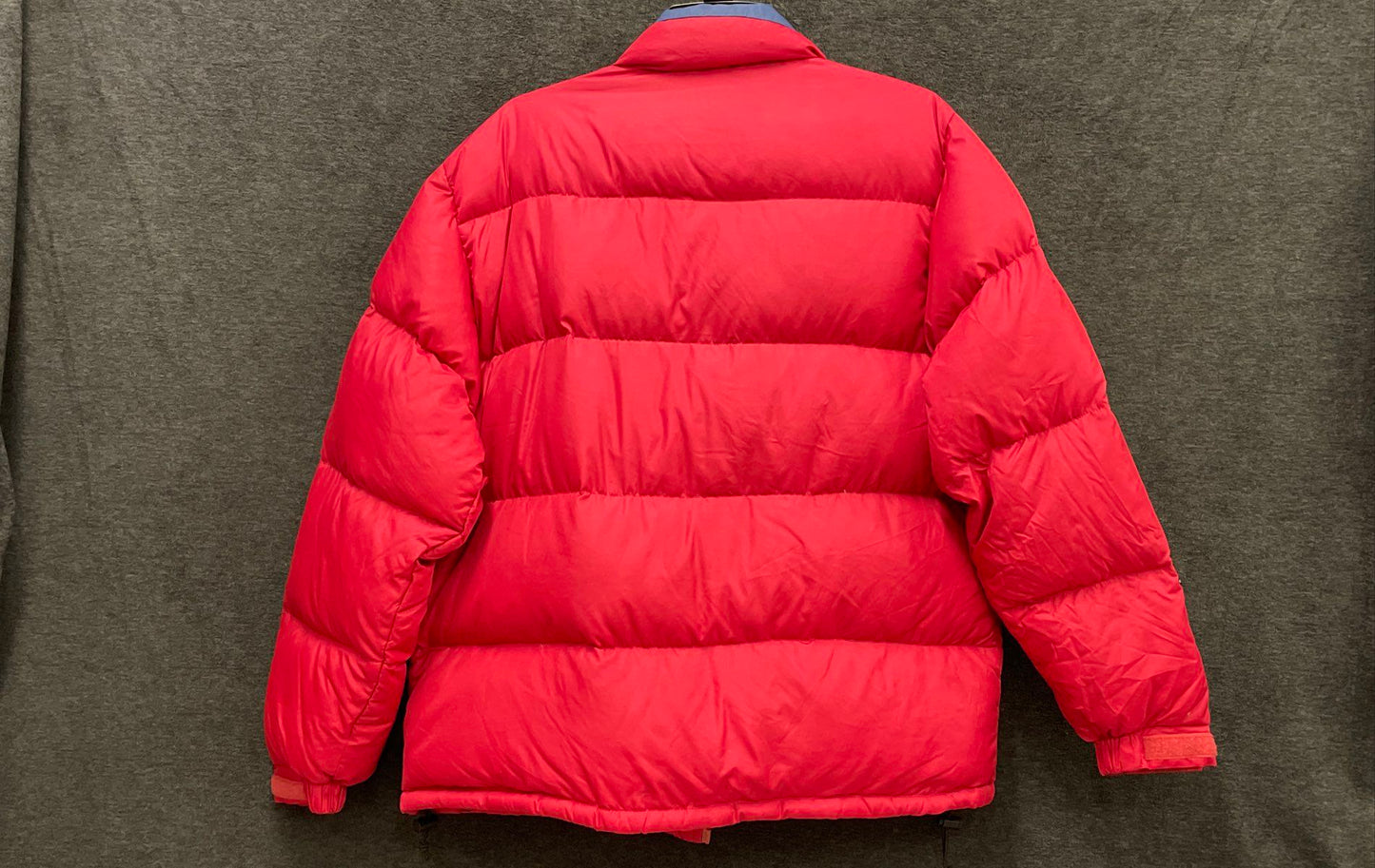 Vintage 90s L.L.Bean Women's Red Goose Down Quilted Baffle Puffer Jacket Sz M